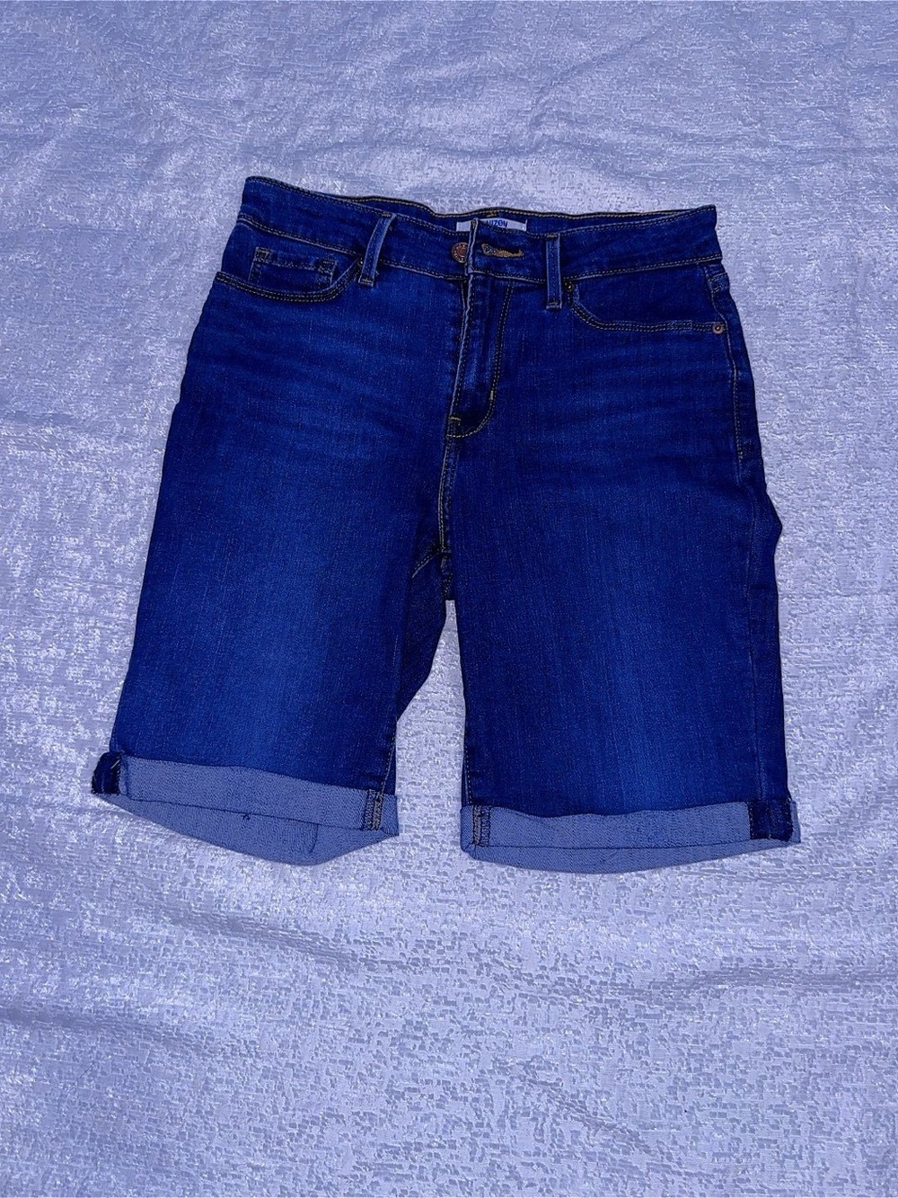 Denizen from Levi's Deep Blue Denim Bermuda Shorts